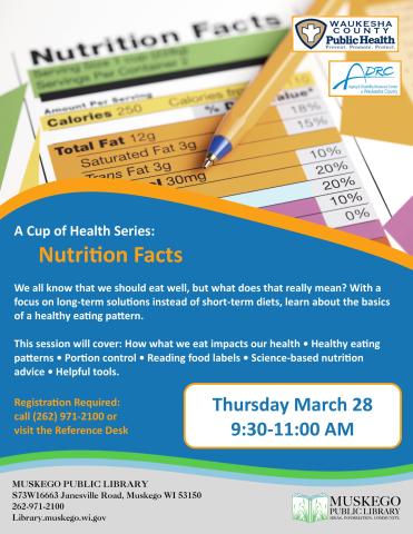 Nutrition March 27 at 9:30