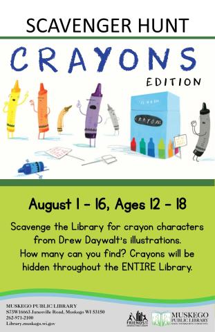 Teen Scavenger Hunt: Crayons