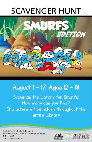 Teen Scavenger Hunt: Smurfs
