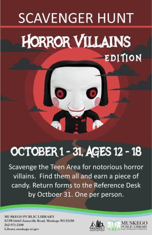 Scavenger Hunt: Horror Villains Edition