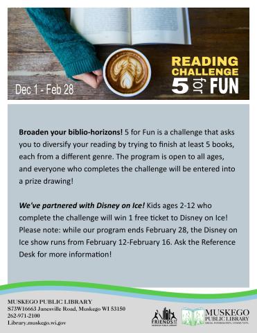 Winter Reading Challenge Dec 1 - Feb 28