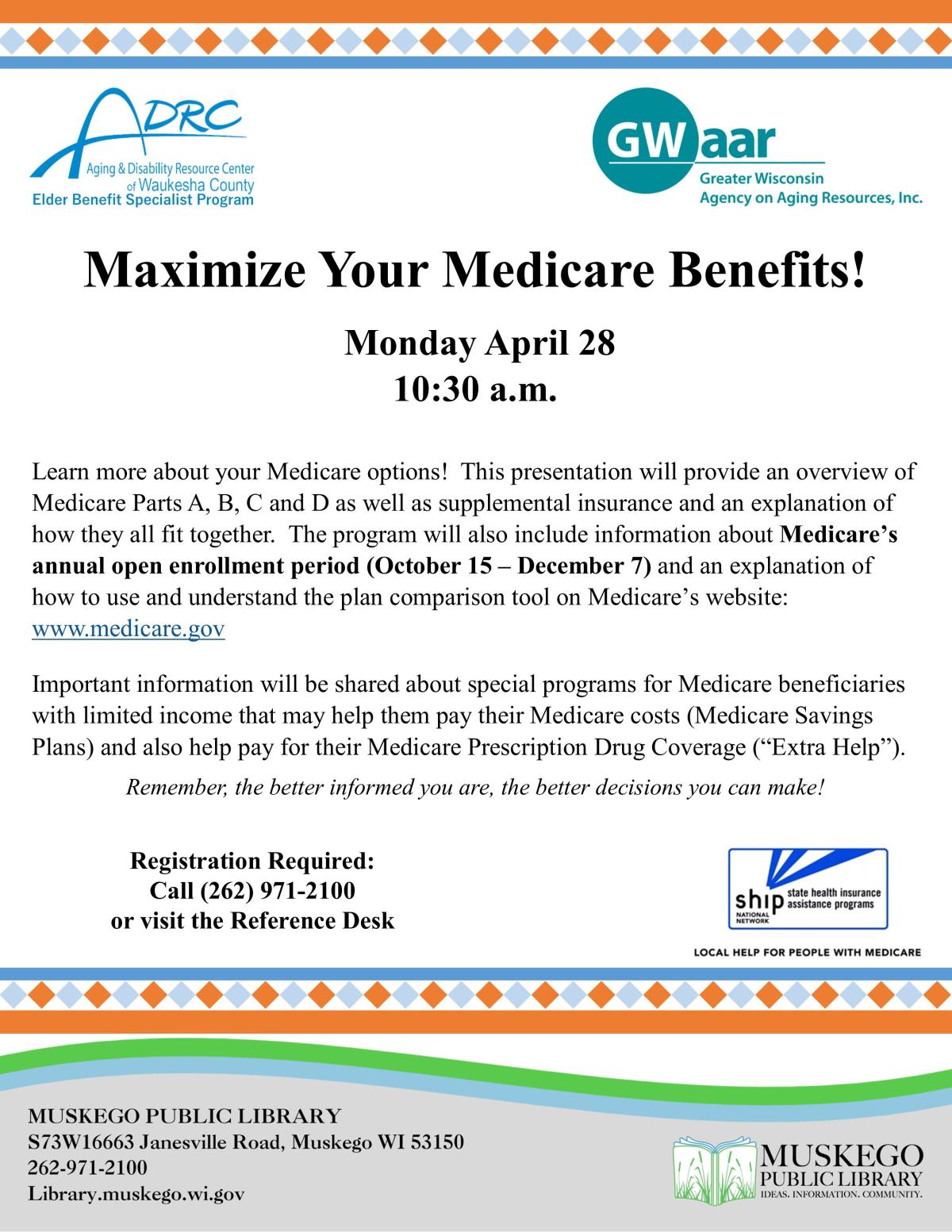 Medicare April 28 at 10:30 AM