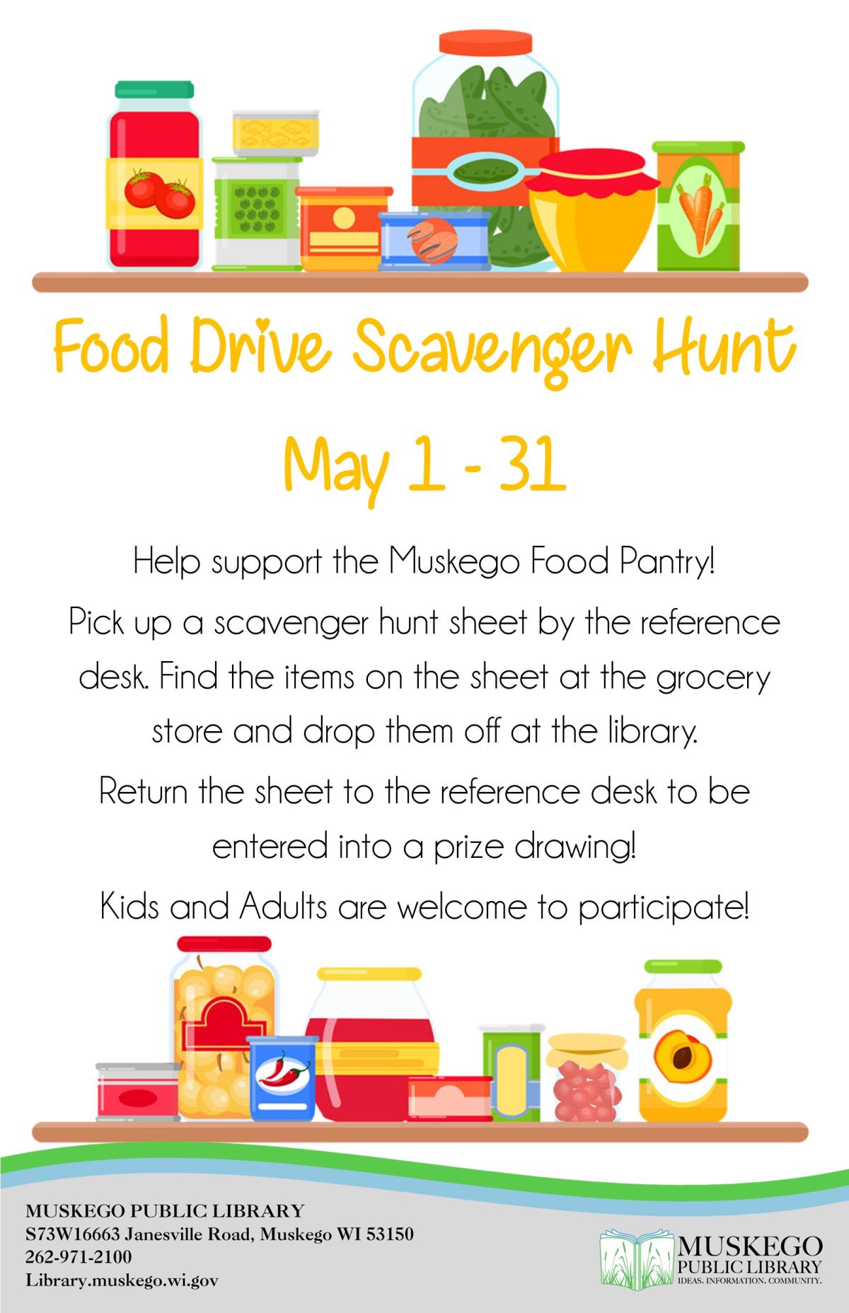 food drive poster