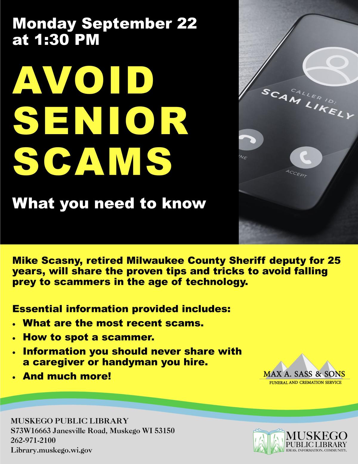 Avoid Senior Scams
